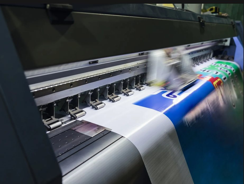 Kookaburra Print – large format printing press in action